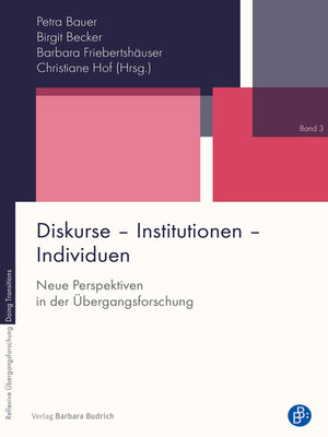 cover image of Diskurse – Institutionen – Individuen